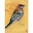 thumbnail image 2 of Adkin, Arielle 18x24 Gold Ornate Wood Framed with Double Matting Museum Art Print Titled - Bird Study I, 2 of 4