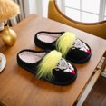 thumbnail image 2 of Pantuflas Con Punta Cerrada Felpa Trump Antideslizantes Creativas para Hombres Y Mujeres, 2 of 9