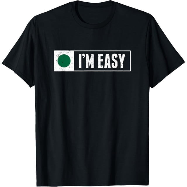 Funny I'm Easy Snowboard Ski Mountain Sign Retro - Camiseta vintage