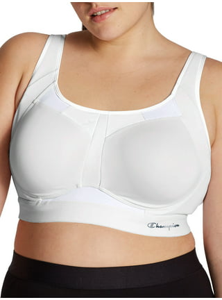 Women's High Impact Plus Size Large Bust Sports Bra White Size XL, (REF  3/256)