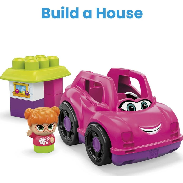 MEGA BLOKS Catie Convertible Fisher Price Toy Blocks with 1 Figure