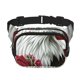 thumbnail image 1 of Disketp Eagle With Hat And Roses Riñonera de Doble Capa, Bolsa de Cintura Ajustable para Viajes, Correr y Senderismo, Riñonera Ligera para Hombre y Mujer, 1 of 9