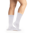 thumbnail image 2 of On The Go Women's Crew Socks White 6 Pair Pack, 2 of 2