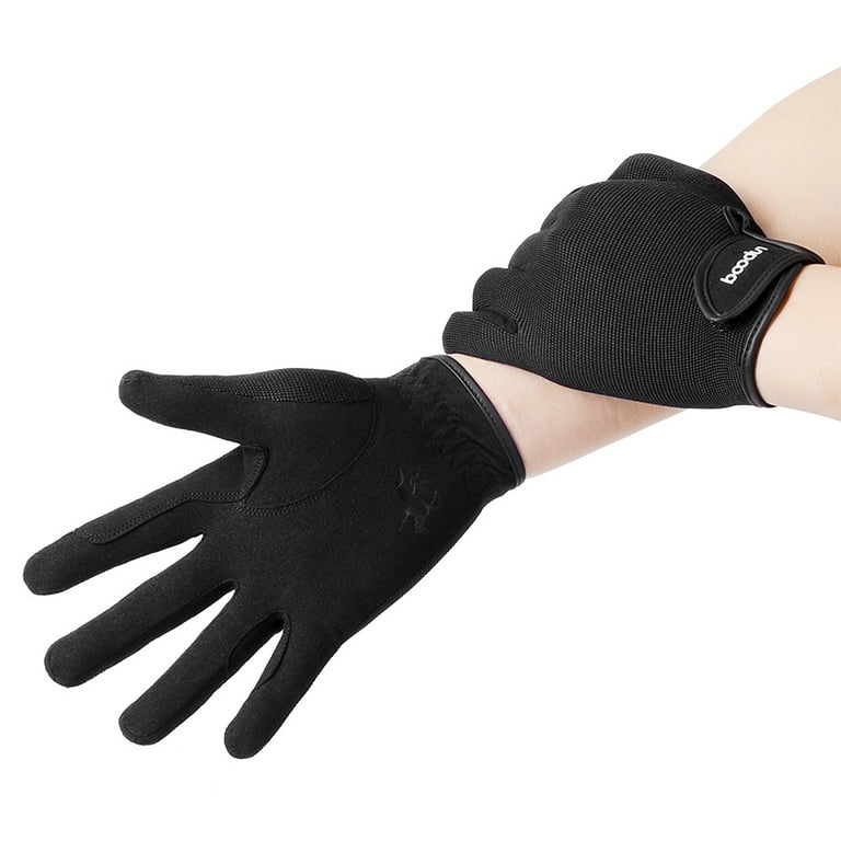 Fingerless horse hot sale riding gloves