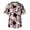 AY25-Brown, variant on Halloween Mens Scrub Tops Skeleton Pumpkin Pattern Nurse Shirt Plus Size V-Neck Short Sleeve Nurse Uniform With Pockets Holiday Dark Gray 5XL