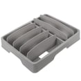 thumbnail image 4 of Organizador de cubiertos con múltiples rejillas, soporte para palillos, cucharas y utensilios de cocina, 4 of 7