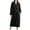 Black coat for women, variant on jtjvou Women's Woolen Long Sleeve Cardigan Lace-up Casual Jacket Soft Knitted Fabric Relaxed Fit Comfortable Layering Outerwear Ideal for Spring Winter Parties Daily Wear White XXL