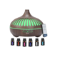 thumbnail image 1 of Humidificador  Bloosom Aromaterapia 550ml Difusor De Aceite Esencial, Café, 1 of 4