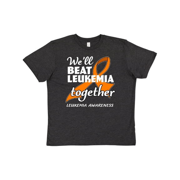 Inktastic We'll Beat Leukemia Together- Leukemia Awareness Youth T-Shirt