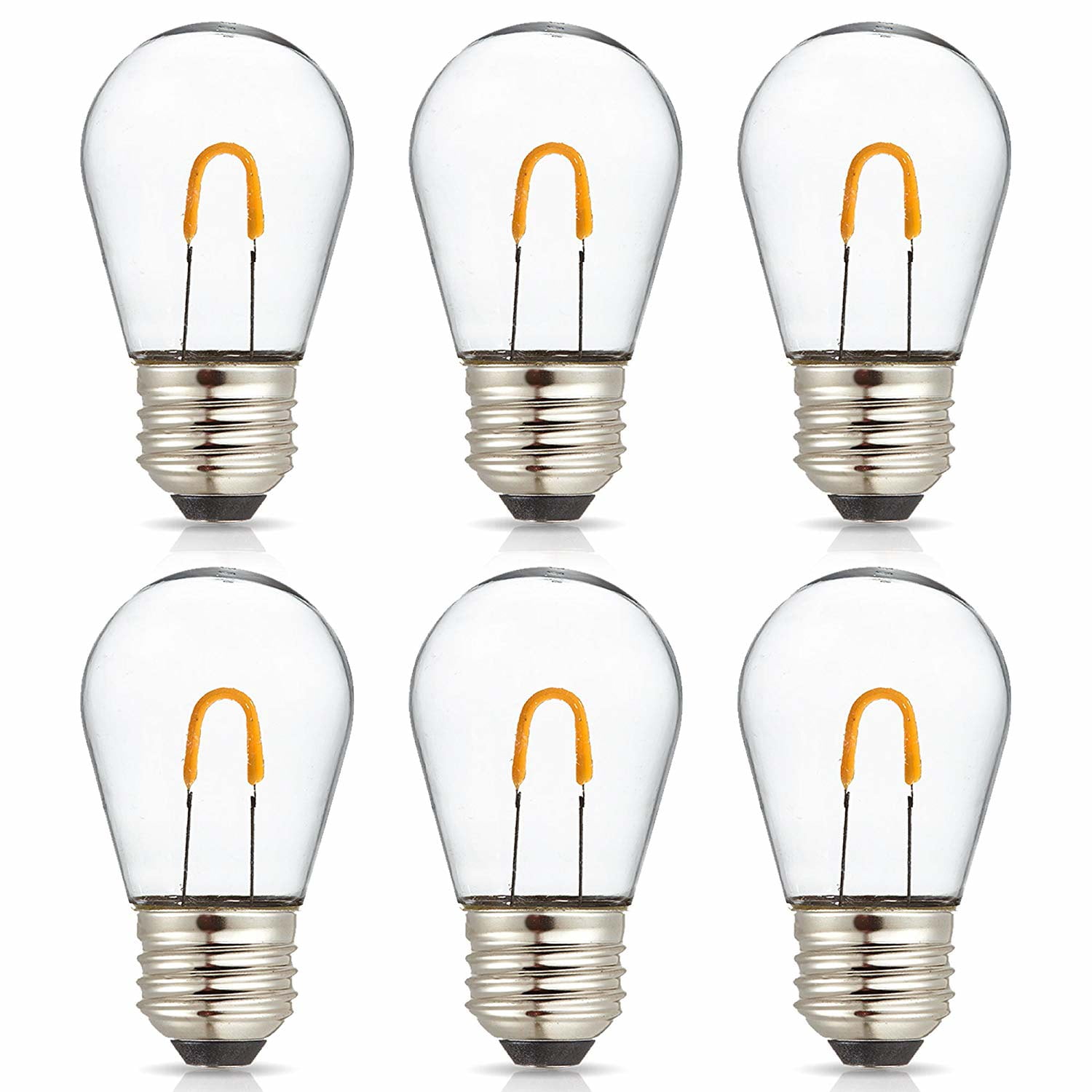 Newhouse Lighting 1W (11W Equivalent) Curved Filament Outdoor String