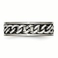 thumbnail image 3 of Titanium 7mm Chain Inlay Brushed Band Size 8.5, 3 of 6