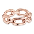 thumbnail image 2 of AFFY Chain Linked Design Band Rings For Womens Jewelry Gift In 14K Rose Gold Over Sterling Silver Ring Size-7, 2 of 5