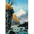 thumbnail image 2 of Takahashi, Hiroaki 11x14 White Modern Wood Framed Museum Art Print Titled - Foot of Mount Ashitaka, 2 of 4