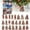Blue, variant on Countdown Sets Holiday Christmas Advent Calendar Cute 2D Decoration Set for Christmas Home Flat Style