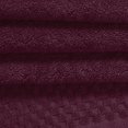 thumbnail image 2 of GLAMBURG Ultra Soft 6 Pack Cotton Towel Set, Contains 2 Bath Towels 28x55 inch, 2 Hand Towels 16x24 inch & 2 Wash Coths 12x12 inch, Ideal for Everyday use, Compact & Lightweight - Burgundy, 2 of 5