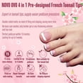 thumbnail image 3 of Puntas para uñas postizas Presione NOVO OVO BERRY PINK x360, 3 of 6