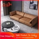 thumbnail image 2 of L-shaped Or Straight Row Minimalist Modern Leather Sofa Italian Light Luxury Small Unit Down Living Room Sofa Combination My Lux Decor Round, 2 of 11