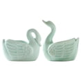 thumbnail image 1 of Shisuyan 2Pcs Ceramic Flowerpot Cartoon Swan Design Plant Pot Succulent Plant Holder, 1 of 8
