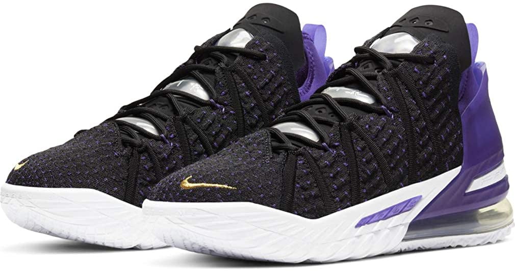 Lakers Nike Lebron 18 Mens Nike Lebron 18 XVIII Lakers Heritage