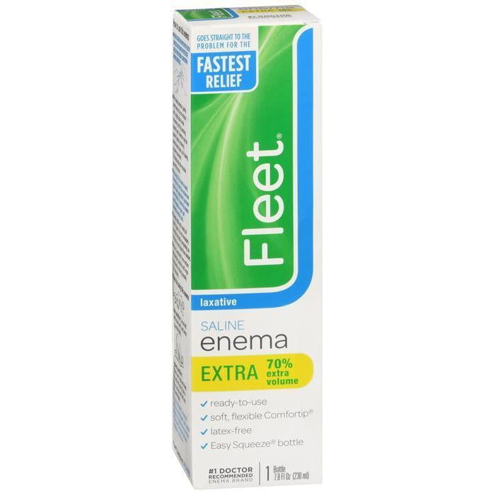 Fleet Enema, Ready-to-Use Saline Laxative - 7.8 oz