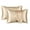 Khaki, variant on 2 PCS, Luxury Mulberry Silk Pillowcase,Soft Breathable Smooth Cooling Mulberry Silk Pillow Case,Give You Soft Care ,9 "(Orange)
