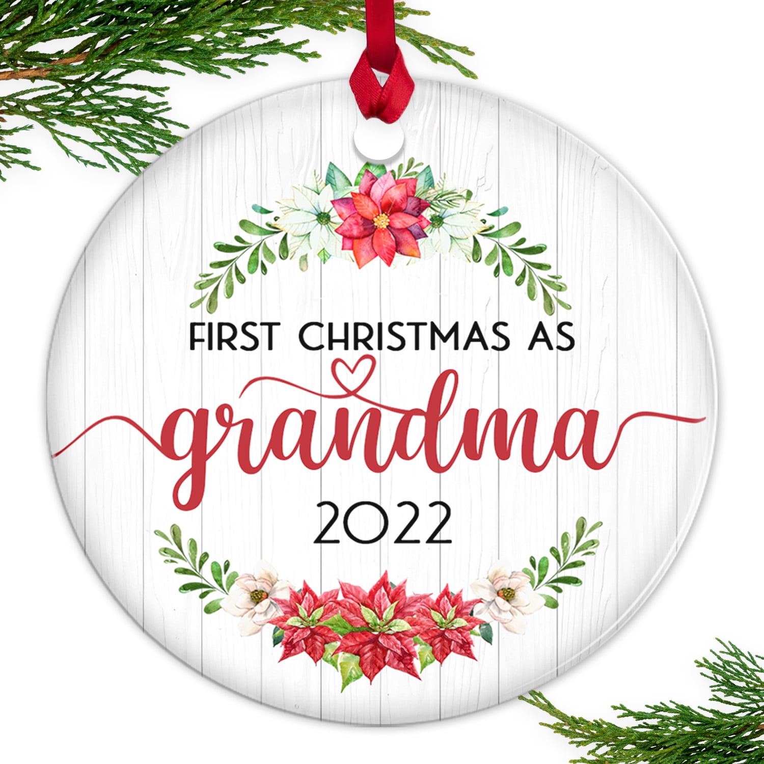 Pregnancy Announcement Ornament Grandparents