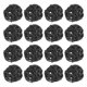 thumbnail image 1 of Uxcell 16 Pcs Bolas de Mimbre de Ratan de 1.2 Pulgadas, Bolas Decorativas de Ratan para Rellenar Jarrones para Bodas y Fiestas, Color Negro, 1 of 6
