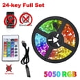 thumbnail image 3 of Tira de luces LED inteligentes con Bluetooth, control por infrarrojos, sincronización de música RGB, lámpara USB flexible de 5 V para retroiluminación de TV, decoración navideña, regalo, 3 of 5