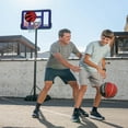 thumbnail image 6 of Lifetime NBA Toronto Raptors 44" Portable Basketball Hoop with Wheels - 7.5 to 10 Ft Adjustable Height, 6 of 16