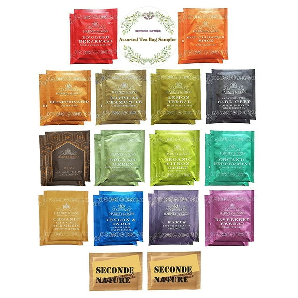 Harney & Sons Assorted Tea Bag Sampler 28 Counts Great for Birthday