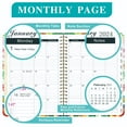 thumbnail image 5 of IKOMMI Daily Calendar Planner Notebook 2024 Weekly Monthly Office Agenda Organizer Time Management Personal Appointment Journal, 5 of 9