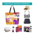 thumbnail image 6 of ZICANCN Abstract Art Creative Graffiti Tote Bag, Grocery Bags Reusable Shopping Bags with Handles Durable Foldable Washable for Women Men, 6 of 8