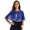 Royal Blue, variant on Zaldita Women's Chiffon Sheer Shrug Cropped Bolero Cardigan Evening Cape Wrap Dress Cover Up Purple One Size