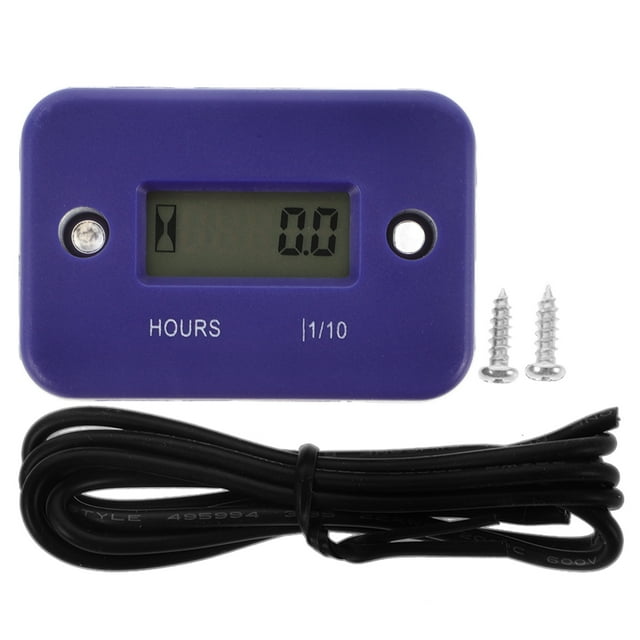 KAKOWELY hour meter Replacement Tachometer Motorcycle Speedometer Marine Tachometer Hour Meter Small Engine Tachometer Generator Hour Meter Rpm Tachometer