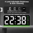 thumbnail image 3 of Reloj Despertador Cabecera LED Ambient Carácter Deligente Cita, 3 of 9