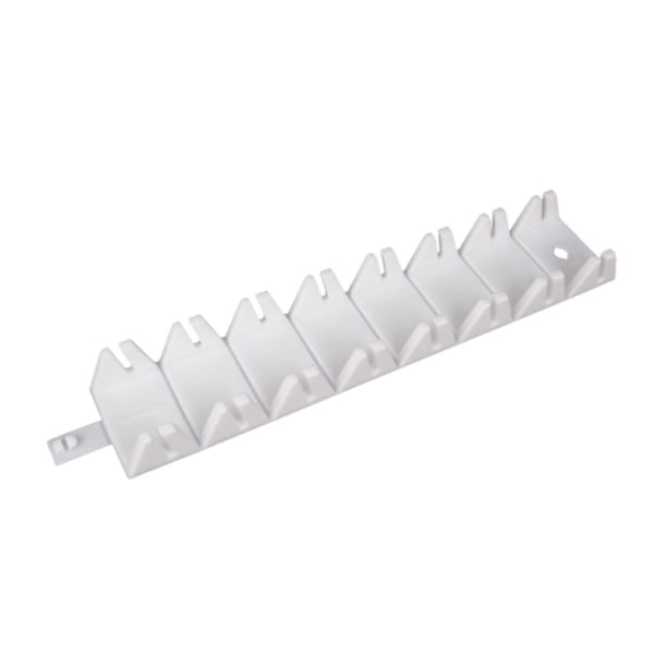 Soporte de acrílico para sombreros de dormitorio, para gorras de béisbol y sombreros de visera plana. Blanco
