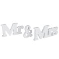 thumbnail image 3 of Mr & Mrs Adornos, letreros de mesa Mr & Mrs impermeables Mr & Mrs Wood Decoraciones, para mesas de postre, bodas en casa EOTVIA No, 3 of 6