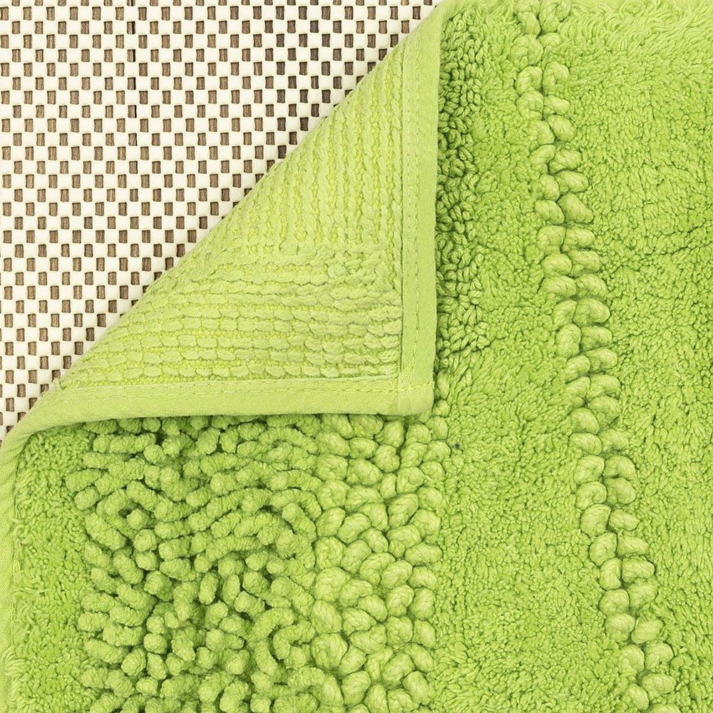 Mohawk Home Composition Cotton Bath Mat, Fiesta Lime, 2' 3" x 3' 9"
