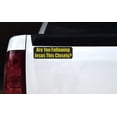 thumbnail image 2 of 10in x 3in Are You Following Jesus This Closely Vinyl Sticker, 2 of 4