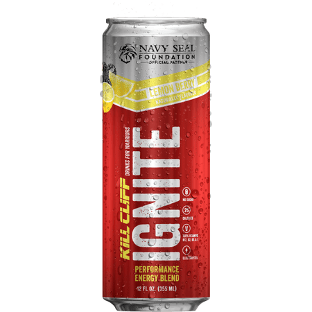 Lemon Berry - Kill Cliff Ignite Lemon Berry, 12 Fl Oz, 4 Ct