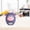 Purple Cattle, variant on YAHHU Cute Cartoon Mechanical Kitchen Timer, 55 Minutes Cooking Baking Countdown Supplies, White Cattle Design (2.4 inches / 6 cm)