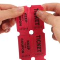 thumbnail image 1 of 100 Pcs Lottery Tickets Raffle White Circus Carnival Decorations Drinks Universal Travel, 1 of 3