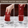 thumbnail image 4 of 2 Pcs Funny Kitchen Towels,Red Christmas Snowflake Pattern Microfiber Dish Towels,Kitchen Tea Towels,Kitchen Towel Set (18" X 26"), 4 of 7