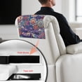 thumbnail image 5 of Xixirimido Colorful Dragonfly Boho Mandala Print Non Slip Recliner Headrest Protector Leather Headrest Covers for Recliner Chair Waterproof Couch Head Rest Covers for Sofa, 2Pcs, 5 of 7