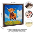 thumbnail image 2 of Highland Cow Sky Meadow Fluffy Fur Wooden Sign Wall Plaque - Vintage Art Decoration, Wall Decoration - Ideal Gift For Home Decoration, Living Room, Bathroom, Bedroom, Garden, Dining, Bar, Cafe, Fes, 2 of 7