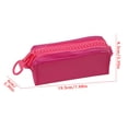 thumbnail image 2 of Colorful Pencil Case,Lightweight Large Zipper Pencil Bag for Stationery & Make-up Storage,Large Capacity Pencil Pouch for Office Desktop Organizer,red, 2 of 8