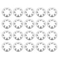thumbnail image 1 of 50Pcs SAE 10# Arandela de bloqueo de diente interno de acero inoxidable 304, 1 of 6