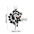 thumbnail image 3 of Halloween Black Maple Leaf Cuttings Ghost Festival Horror Home Decoration Simulation Flower Cuttings Dead Branches Halloween Cuttings, 3 of 5