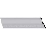 3 1/2"H x 3 3/8"P x 4 3/4"F x 94 1/2"L, (3 1/4" Repeat), Cornelia Crown Moulding