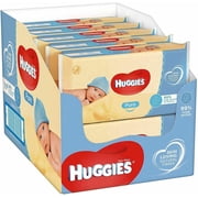 Huggies Pure Baby Wipes Fragrance Alcohol Free Wet Wipes 56 Count - Pack of 10 (560 Total)